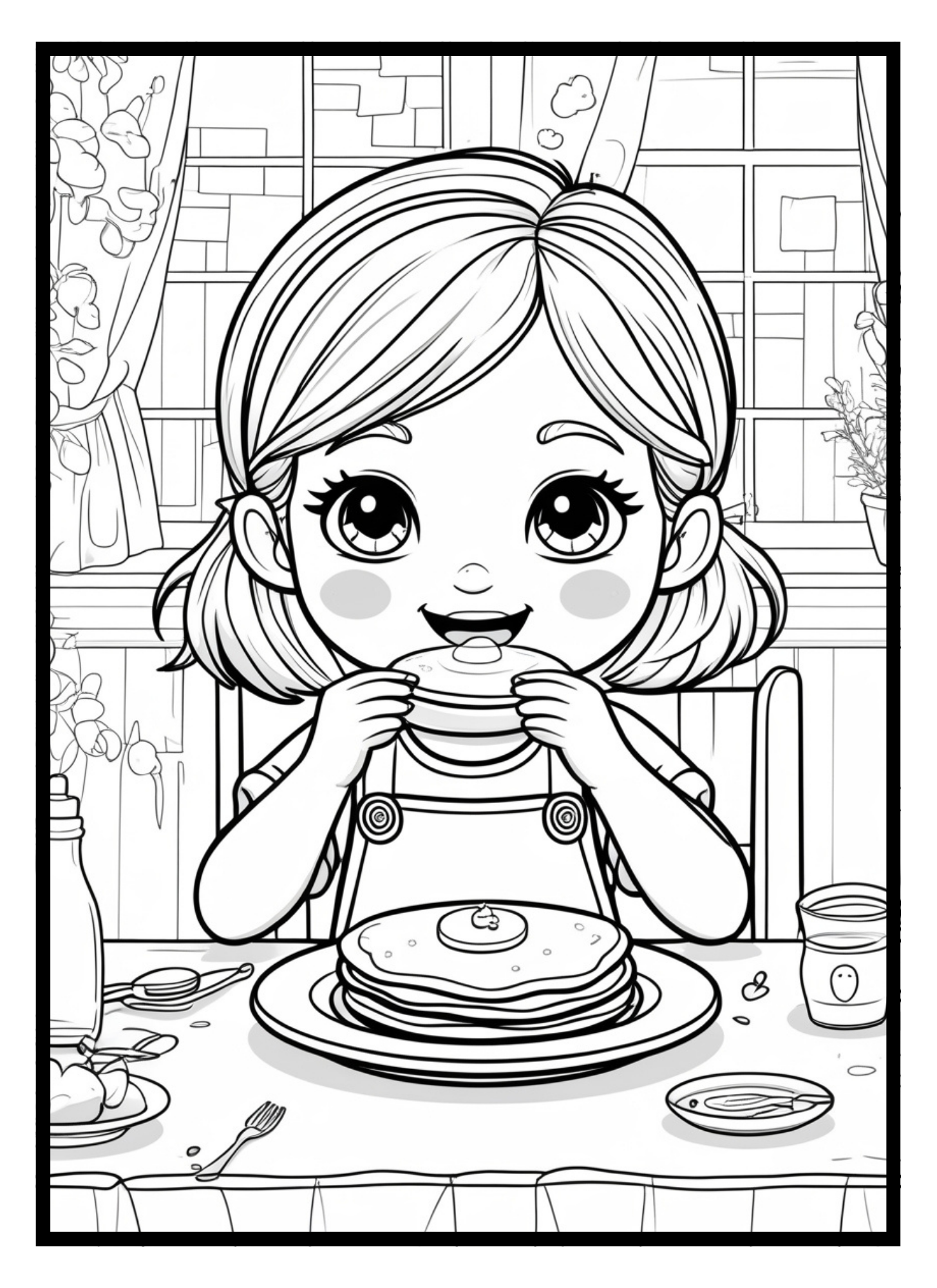 Cute coloring pages for girls cozy reindeer coloring page