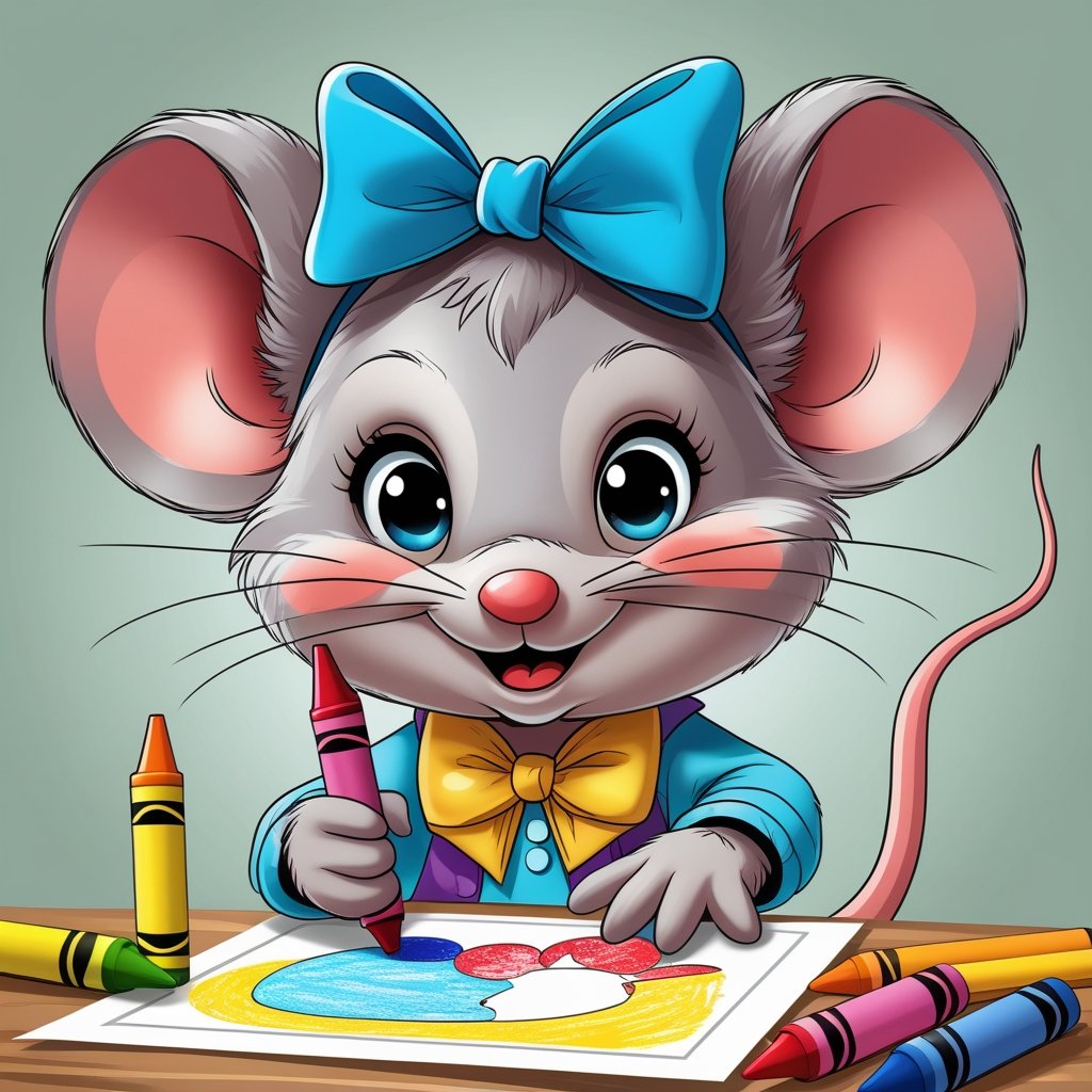Perfectly colored Mouse coloring pages printable for preschool learning and creative fun