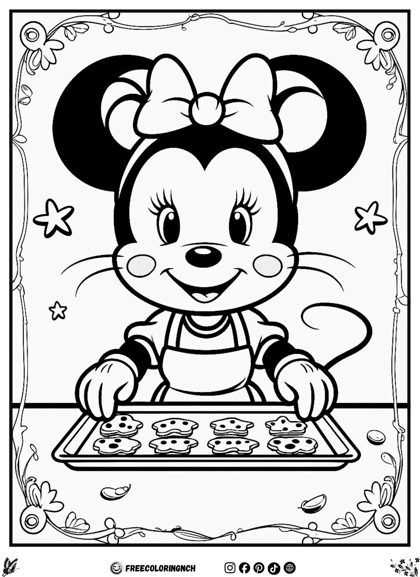 Cute Mouse Baking Cookies