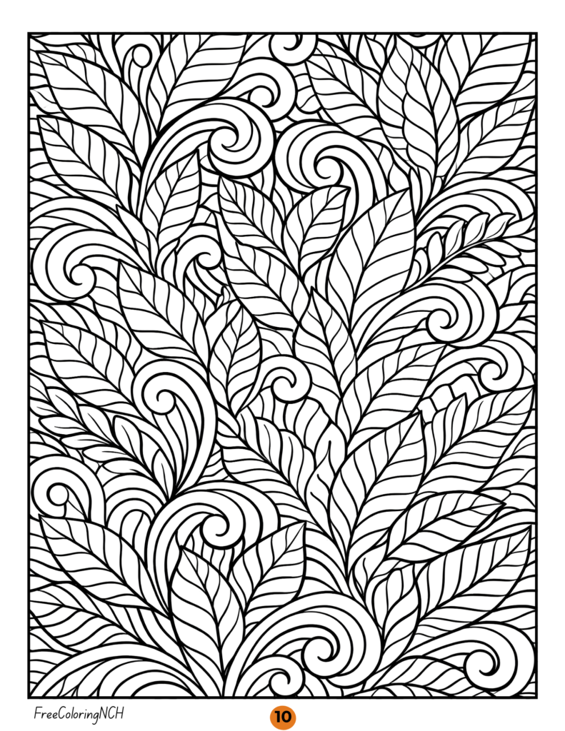Mindfulness mandala printable adult coloring sheet