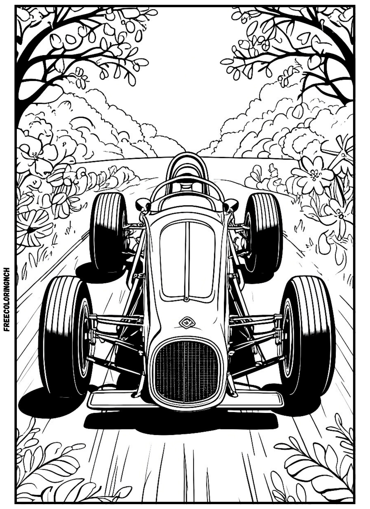 Forest Adventure Truck 1 Coloring Page
