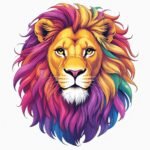 Free Lion Coloring Page featuring playful lion, vibrant printable sheet for kids coloring fun and learning