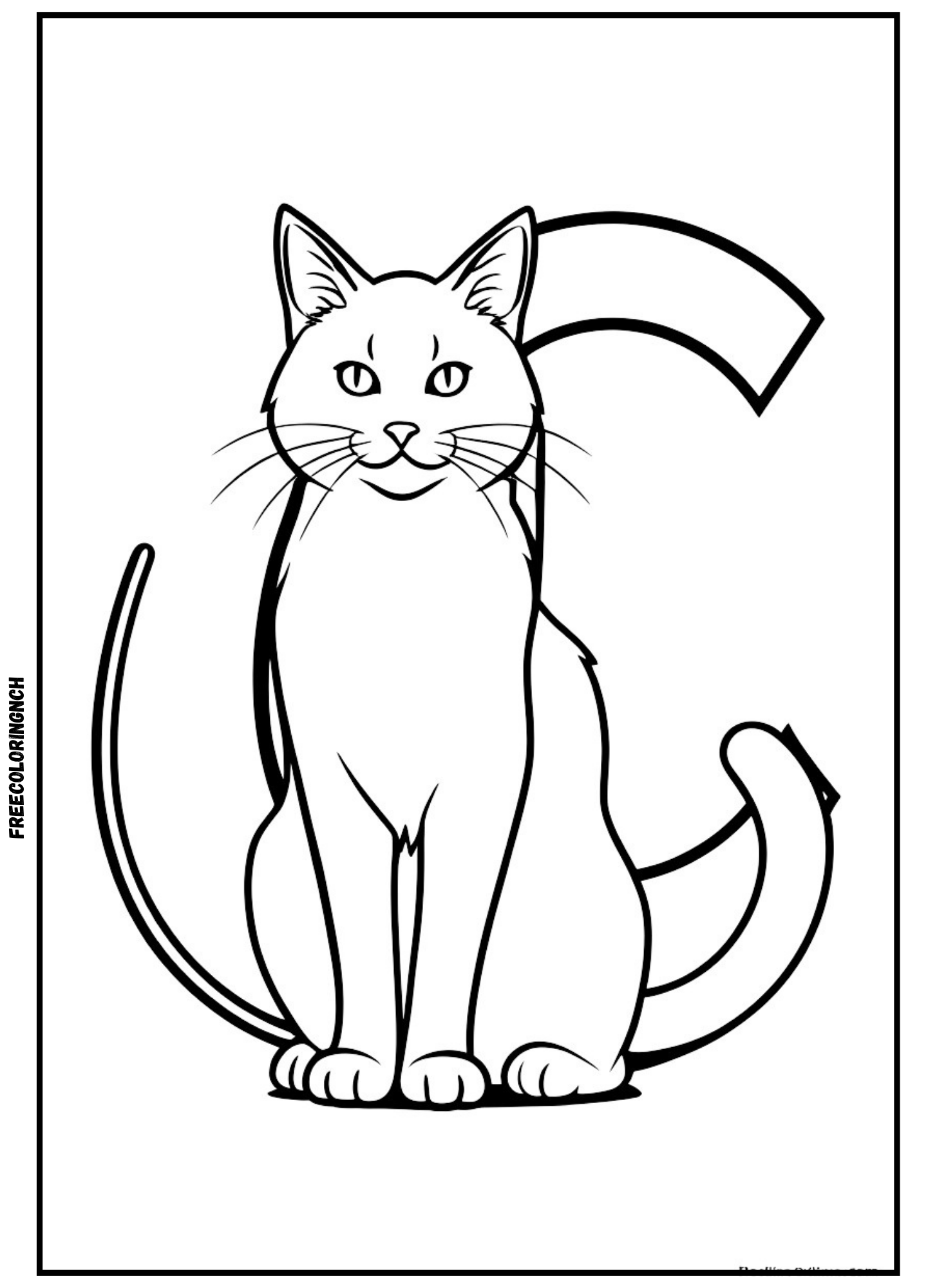 Bear Alphabet Coloring Sheet