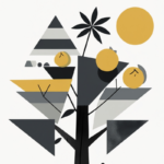 FreeColoringNCH Tree Shapes Worksheets PDF colorful cartoon style – fun educational printable coloring sheet for kids