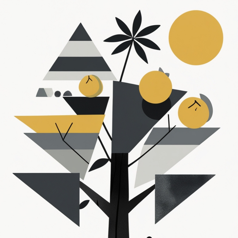 FreeColoringNCH Tree Shapes Worksheets PDF colorful cartoon style – fun educational printable coloring sheet for kids